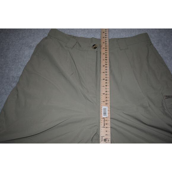 Exofficio Womens Size 12 Convertible Pants Shorts Camping Nylon Zip Cargo Pocket - Picture 7 of 10
